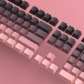 Blackberry 104+29 Keys PBT Doubleshot Side Legends Keycaps Set Cherry Profile for MX Keyboard